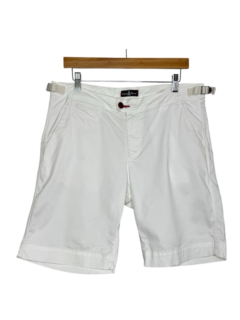 Psycho Bunny White TREK Shorts Size 33 Classic 5 Pocket